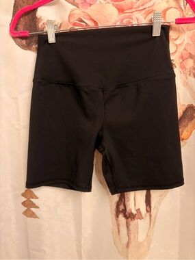 RBX Black High-Rise Bike Shorts